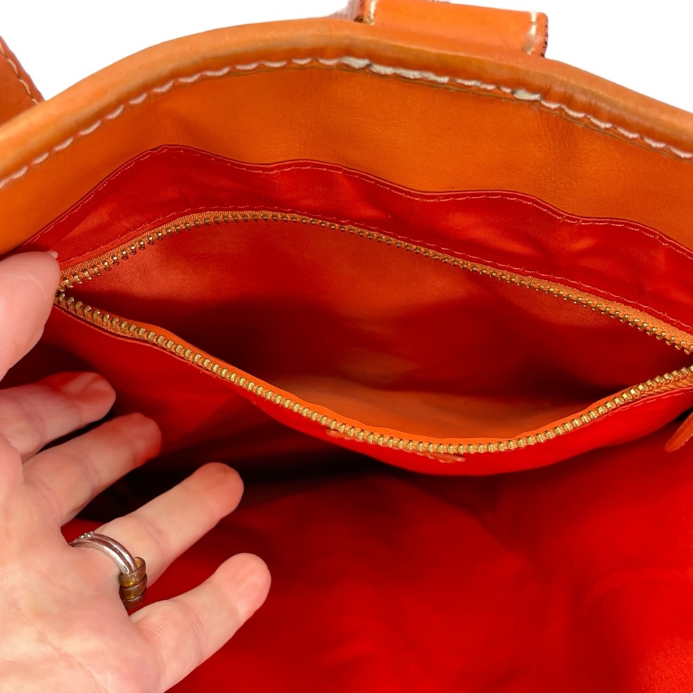Moschino Leather Bag OS Orange - Picture 11 of 16